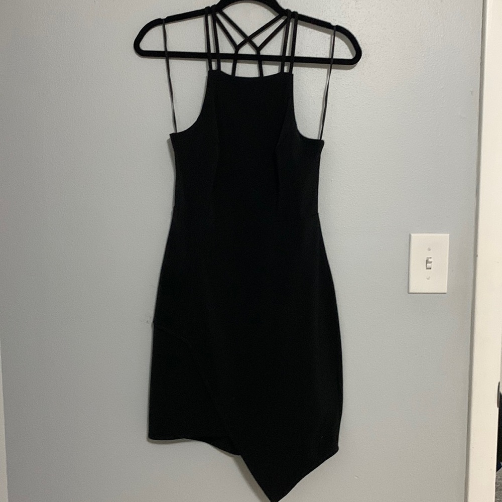 Cutout asymmetrical Express dress